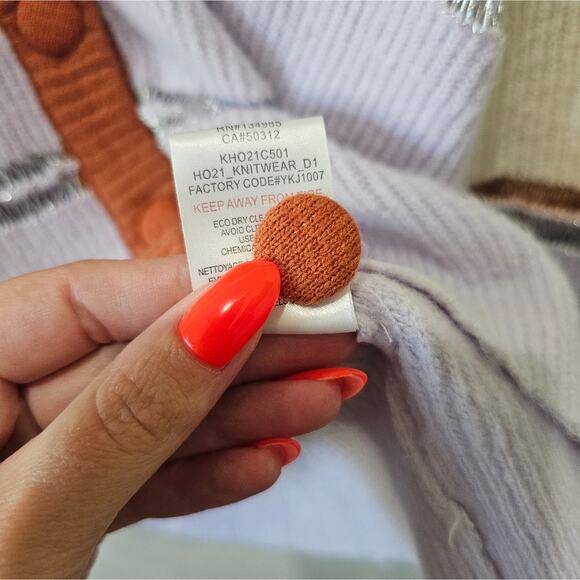 For Love & Lemons Colorblock Cardigan NWT - Picture 5 of 8